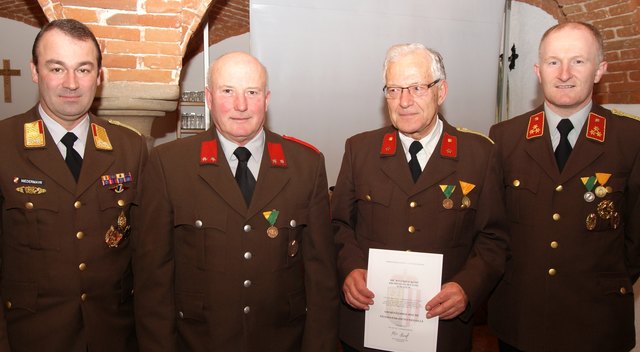 Hannes Niedermayr, Alois Steinhuber, Winfried Remp, Peter Staudinger (v.l.). | Foto: FF/Linner
