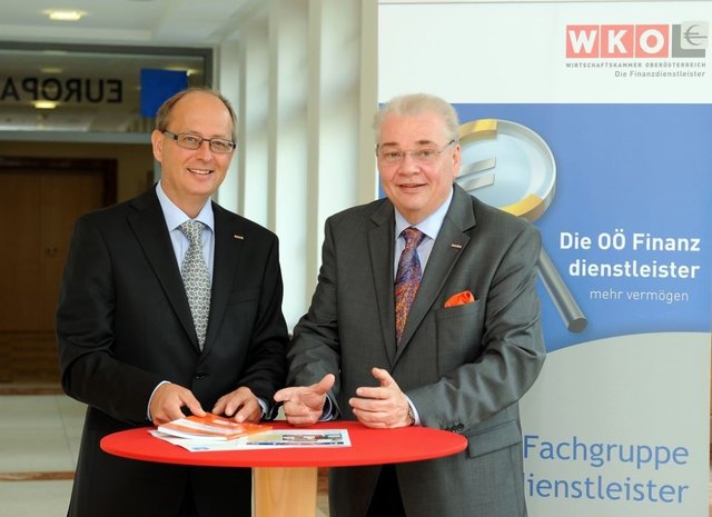 Das engagierte Führungsteam (v.re.): Dr. Herbert Samhaber und Ing. Mag. Thomas Wolfmayr, MBA