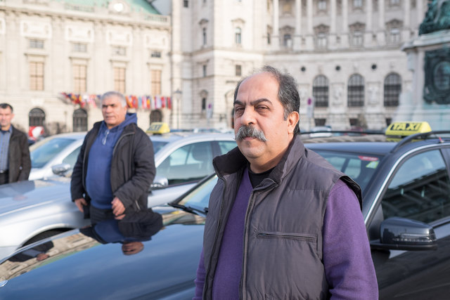 Taxiunternehmer Keivan Amiri fährt dieses Jahr keine Gäste zum Akademikerball. | Foto: Burghardt