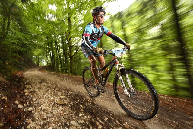 ... oder am Mountainbike