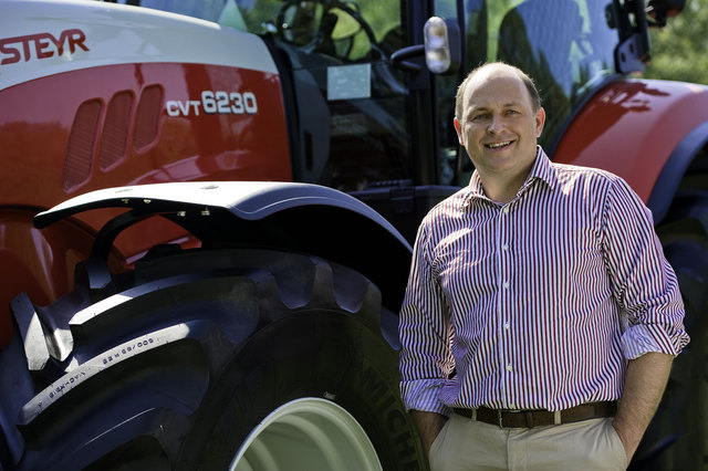 Andreas Klauser, Chef der CNH Industrial Group in Europa, Afrika und dem Mittleren Osten mit 42.000 Mitarbeitern – 1000 davon in Österreich.