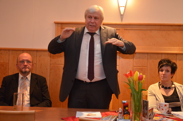 ÖAAB-Obmann Mag. Josef Wagner, 2. Landtagspräsident Mag. Johann Heuras und GGR Anneliese Mayer