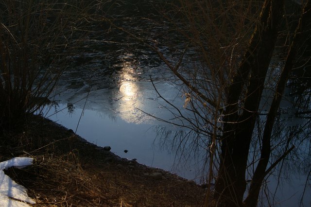 ....teilweise noch gefroren....