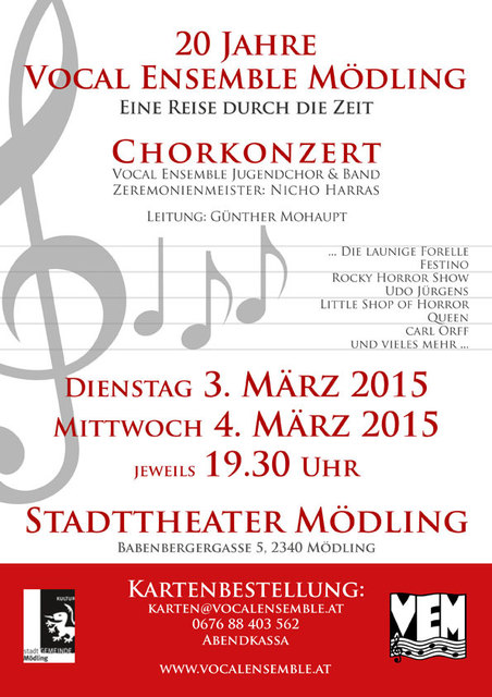 Einladung zum Jubiläumskonzert des VEM