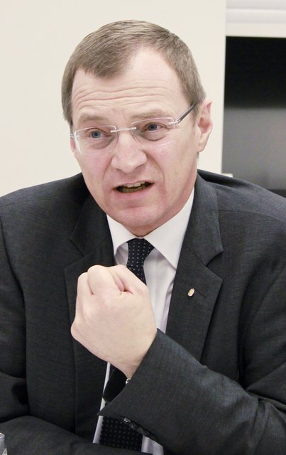 "Bereits sein. Alles geben." ist das Motto der ÖVP für 2015. Im Bild: Klubobmann Thomas Stelzer