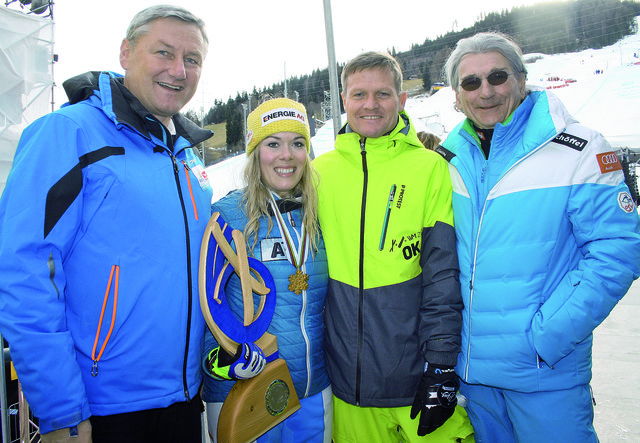 WM-Bilanz: Karl Fussi, Andrea Limbacher, Hello Haas, Klaus Leistner. Foto: Taucher