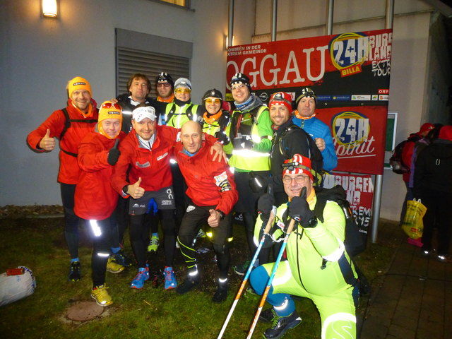 Läufer aus allen Teilen des Landes... hier eine lustige Truppe aus Oberösterreich