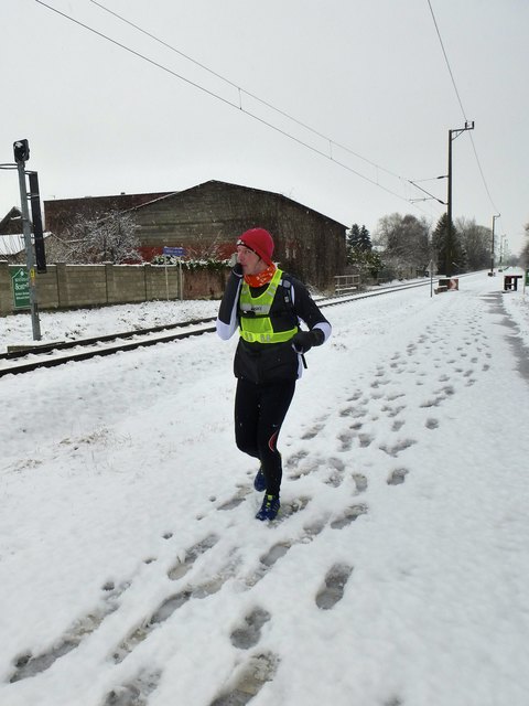 Weiden - so sah der Großteil der Strecke aus - ziemlich winterlich und eine echte Herausforderung für die Teilnehmer...