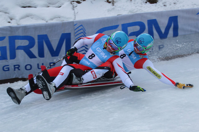 Christoph Regensburger und Dominik Holzknecht rasten in Rumänien auf Rang 2 | Foto: FIL/Peter Maurer