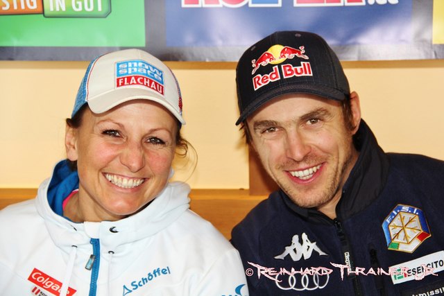 Die aktuellen Weltmeister Claudia Riegler und Roland Fischnaller