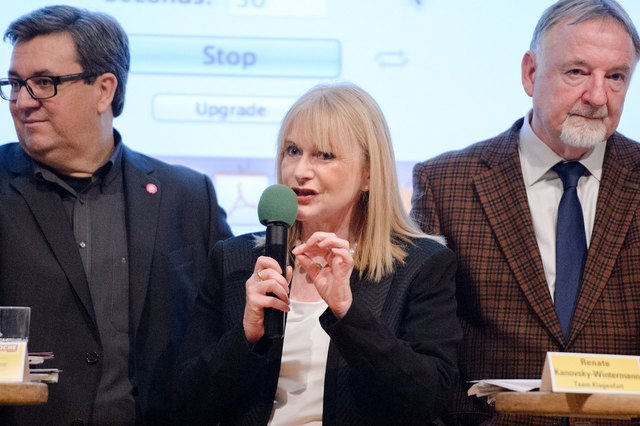 Für eine Eingemeindung von Ebenthal und Krumpendorf spricht sich Renate Kanovsky-Wintermann (Team Klagenfurt) aus | Foto: Hude