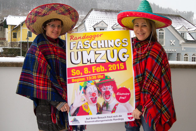 Die Randegger freuen sich auf viele Gäste beim Faschingsumzug. | Foto: privat