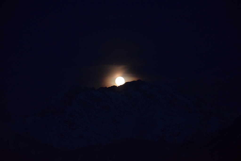 Vollmond Februar 2015 Pinzgau