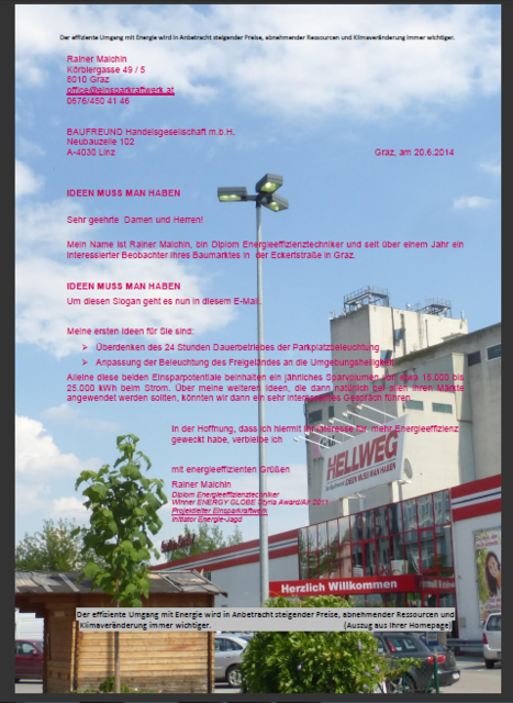 Eine - etwas andere - Bewerbung...