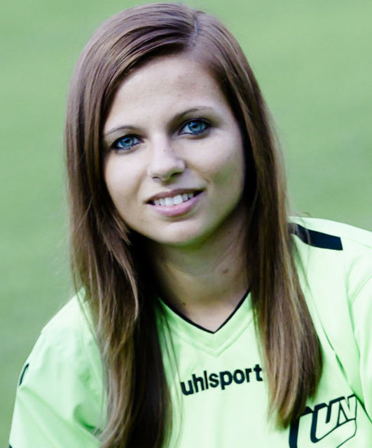 LUV-Graz Spielerin Jasmin Pistotnik würde gerne einmal ein Interview mit Joko Winterscheidt machen | Foto: Peter Altenbacher