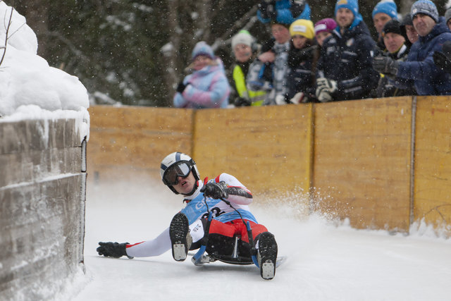 Dominik Kirchmair ließ auf seiner Heimabahn der Konkurrenz keine Chance und flitzte zur Goldmedaille. | Foto: TRV/Chris Walch