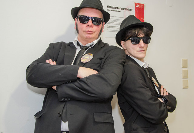 Cool gaben sich die Blues Brothers Jack & Daniel | Foto: Foto: Kraus