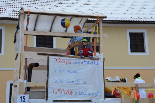 Die "Brüssel Heu-Challenge" war das Thema der Puchberger Bauern.