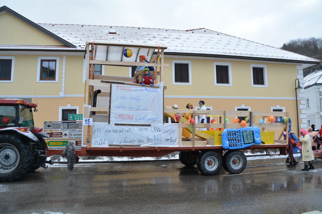 Die "Brüssel Heu-Challenge" war das Thema der Puchberger Bauern.