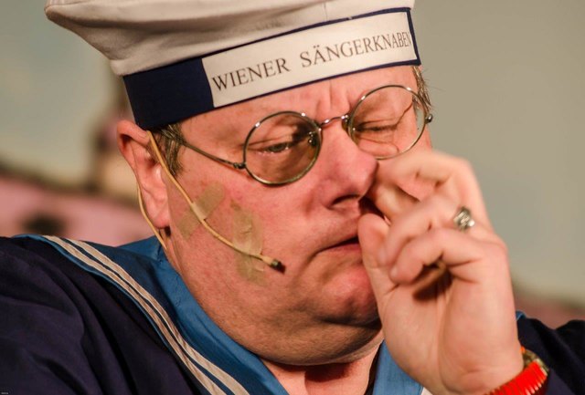 Franz Gurnhofer bei seinem Auftritt. | Foto: Foto: Kraus