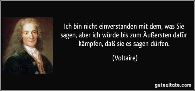 Wo Voltaire drauft steht ist nicht immer Voltaire drin ;-) | Foto: Public Domain