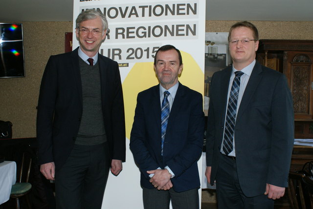 Landesrat Michael Strugl, Landtagsabgeordneter Alfred Frauscher und Nationalratsabgeordneter Manfred Hofinger.