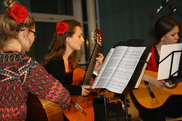 Mit Flamenco bezauberte das Gitarrenensemble der Musikschule Kalsdorf das zahlreiche Publikum.