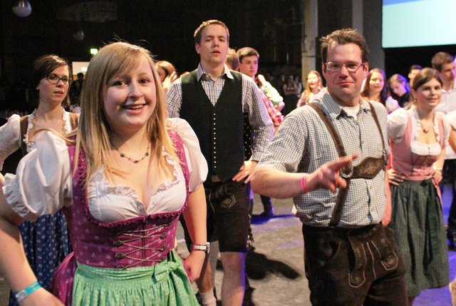 Das Volkstanzen war das Highlight beim "Tag der Landjugend".