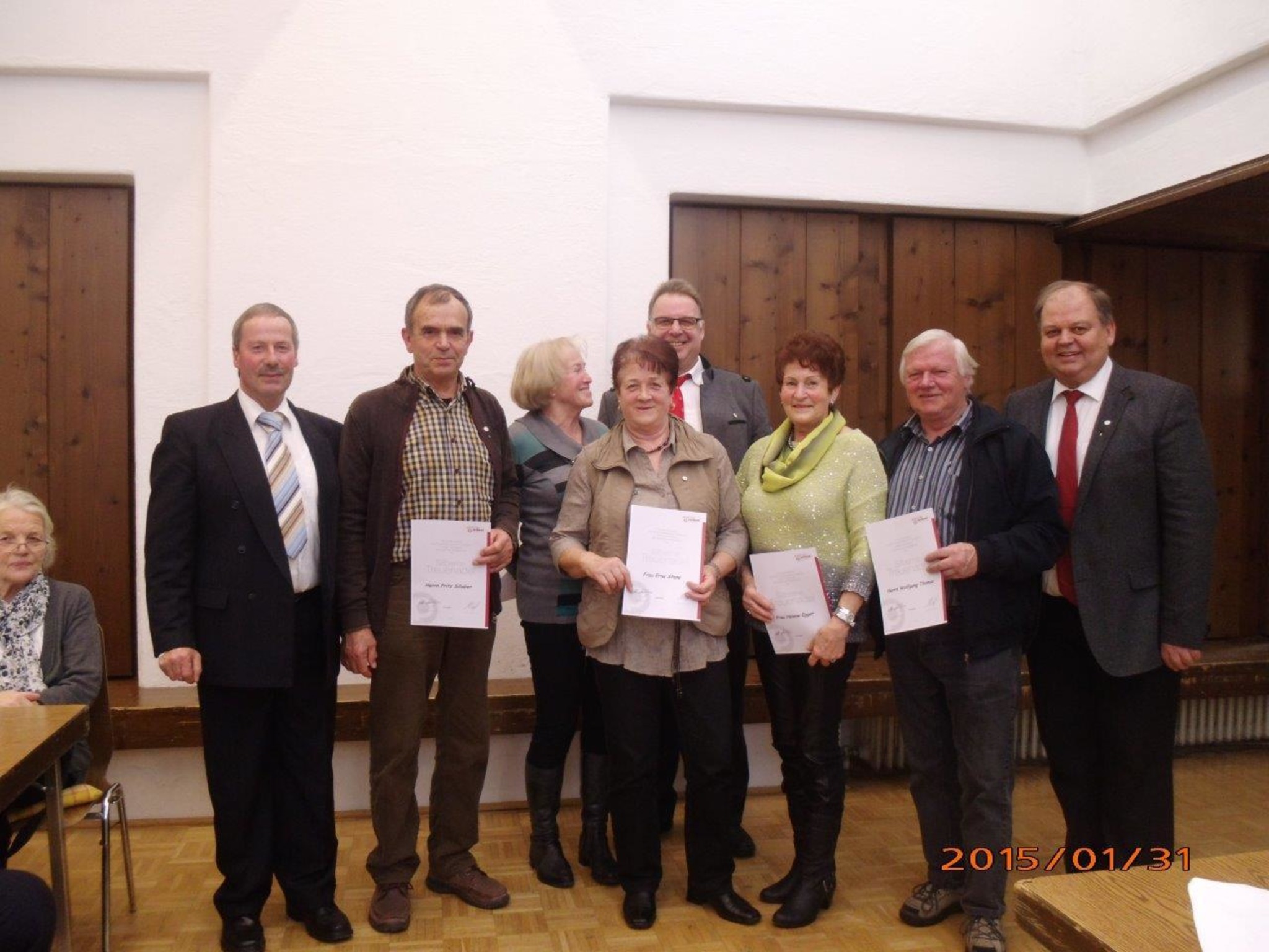 KIRCHBICHL PVÖ Jahreshauptversammlung 2015 Kufstein