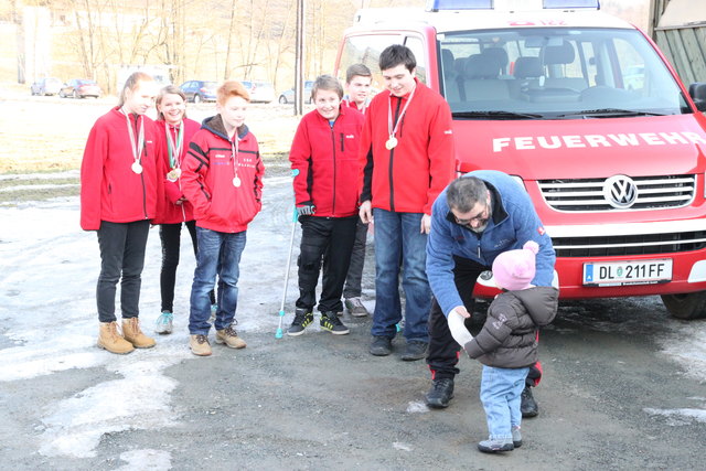 Ankunft der jugendlichen Helden