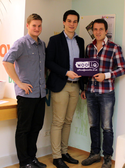 Fabian Graf (M.) ist der neue Obmann des Woolie, dem Schüler- und Jugendkommunikationszentrum in Braunau. | Foto: Woolie Braunau