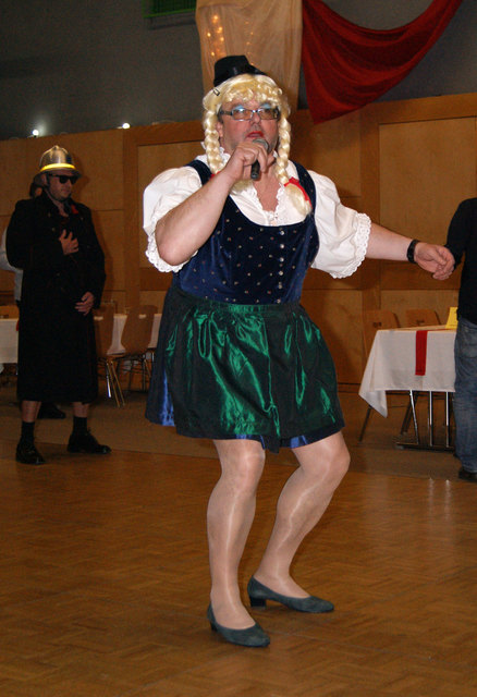 Bei der Mitternachtseinlage ließ Haraldinchen die Glocken läuten.