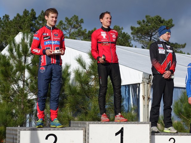 Gernot Kerschbaumer (Mitte) gewann das Rennen über die Langdistanz vor Albin Ridefeldt und Aaro Asikainen | Foto: Kerschbaumer