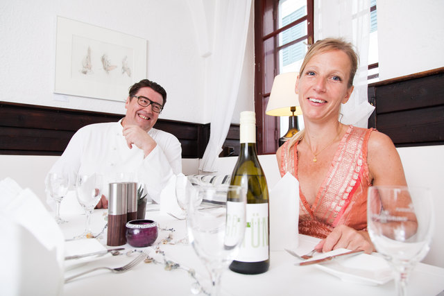 Karl Schwillinsky  u. Barbara freuen sich, Sie ab 28.3. in der Taverne der Rosenburg begrüßen zu dürfen. | Foto: Karl Schwillinsky