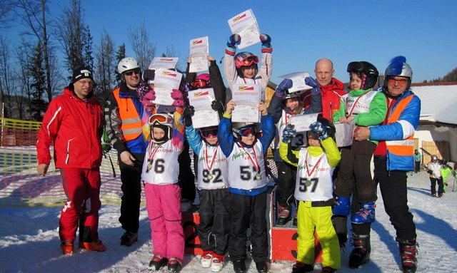 Bei einer der Siegerehrungen mit Bürgermeister Dr. Christian Kolarik
