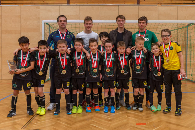 U9-Mannschaft FC Wacker Innsbruck, 1.Platz Tiroler Nachwuchshallenmeisterscahft