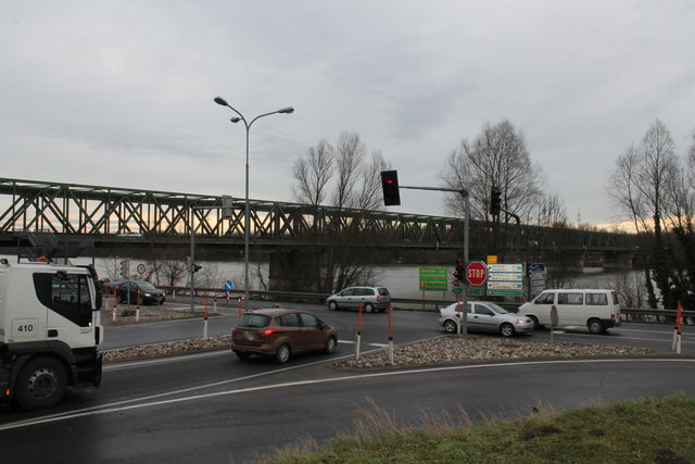 An der Kreuzung B3/B123 im Bereich der Ampel passierte der Unfall