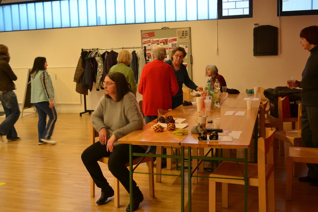 Reger Betrieb herrscht beim Boccia-Spiel