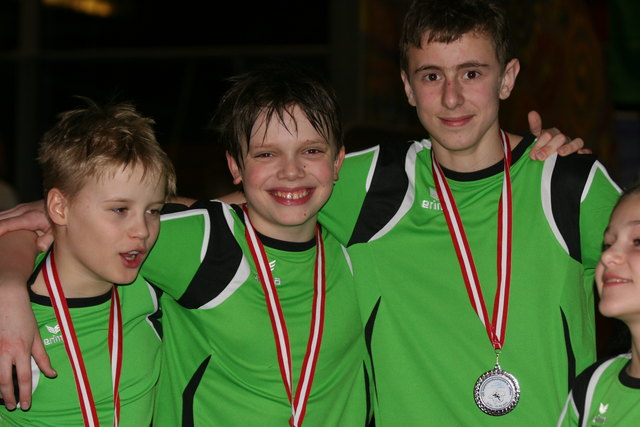 Julian Mittermayr, Armin Burchroithner und Marvin Miglbauer