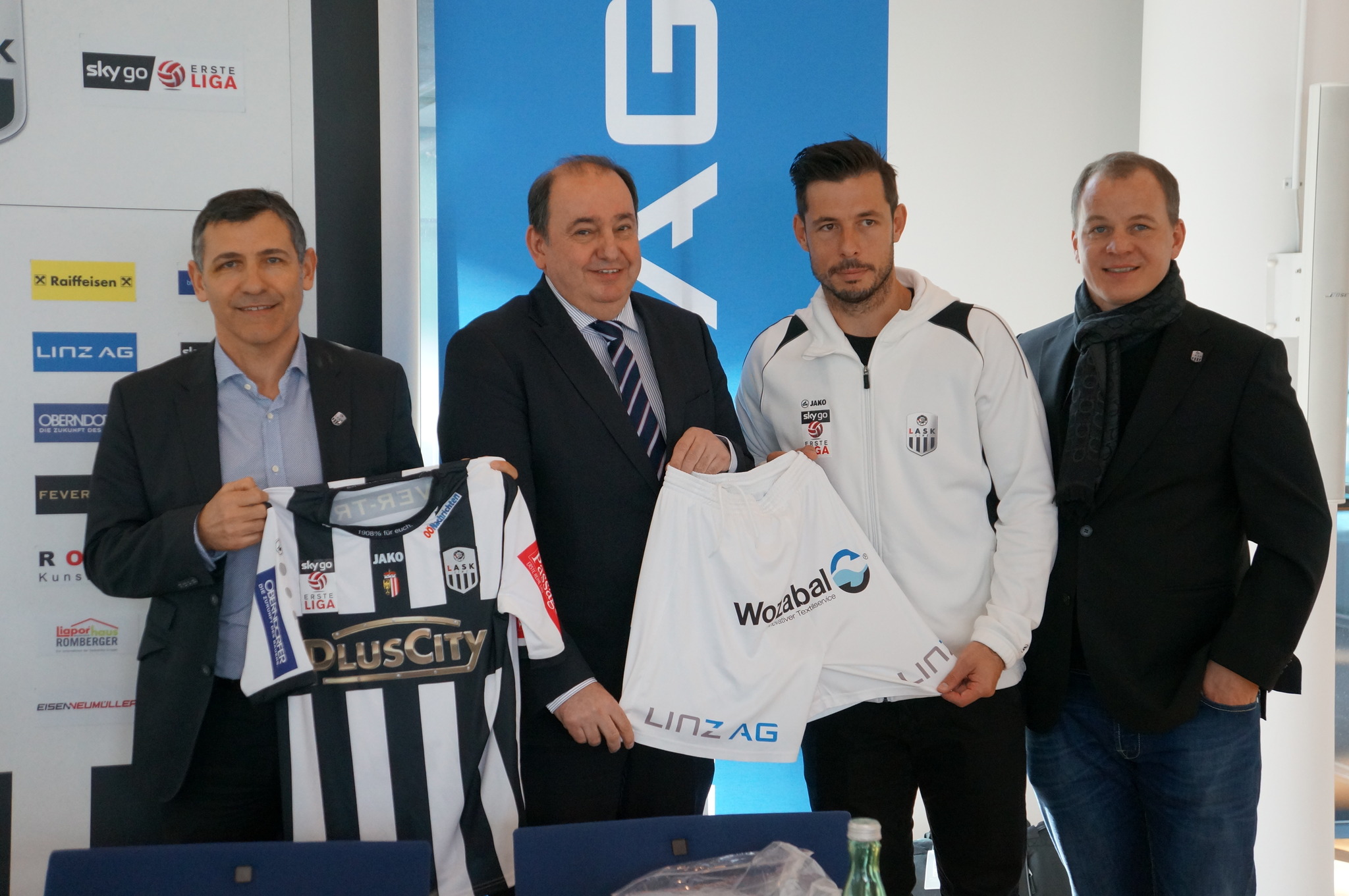 LASK präsentiert LinzAG als Premiumsponsor - Linz