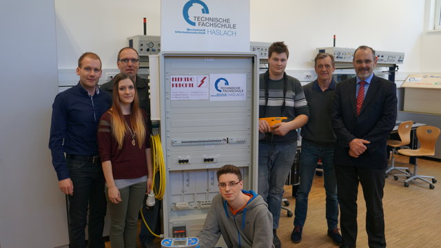 VL Manfred Leitner, Anna Moser, VL Johannes Weishäupl, Jakob Prechtl, Dominik Keplinger, Johann Prechtl, Dir. Erich Hetzmannseder