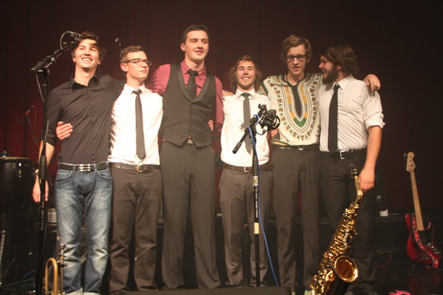 Upperland Funkband: Felix Heiß, Marco Fresser, Clemens Frischmann, Max Schrott, Lorenz Schlierenzauer und Josef Schiechtl. | Foto: Upperland Funkband