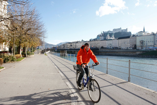Geht es nach der Euregio, dann soll zwischen Salzburg und Freilassing eine Art Rad-Autobahn entstehen.