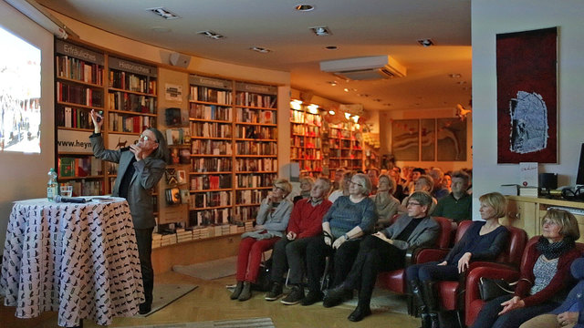 Christian Lehner präsentierte "Piran für alle Jahreszeiten" in der Buchhandlung Heyn