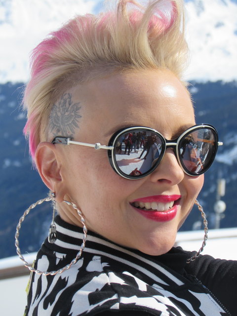 Die Tiroler Künstlerin zeigte sich von Kappl begeistert.