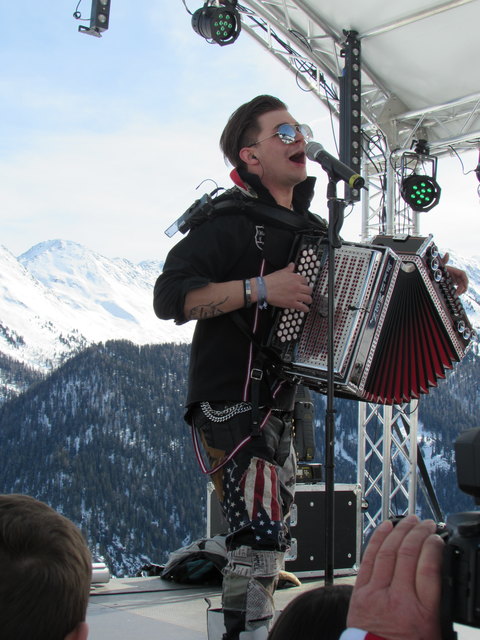 Der "Wadltreiber" auf Dias.