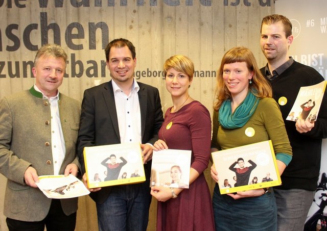 LAbg. Hubert Lang, LR Michael Schickhofer, Marie-Therese Sagl, Katrin Uray, Johann Heher.
