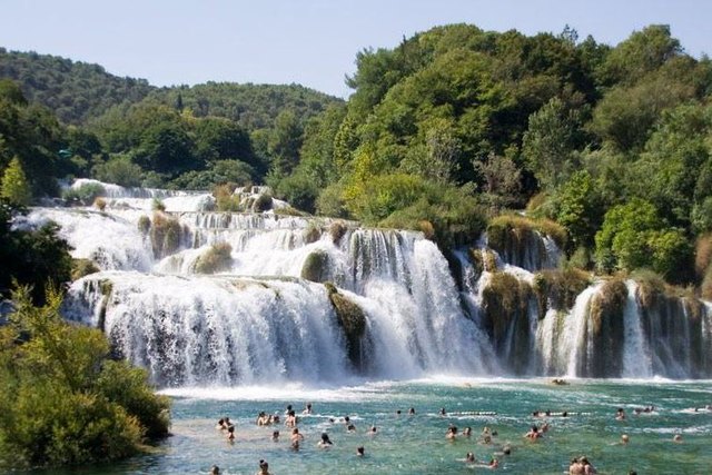 Die imposanten Krka-Fälle