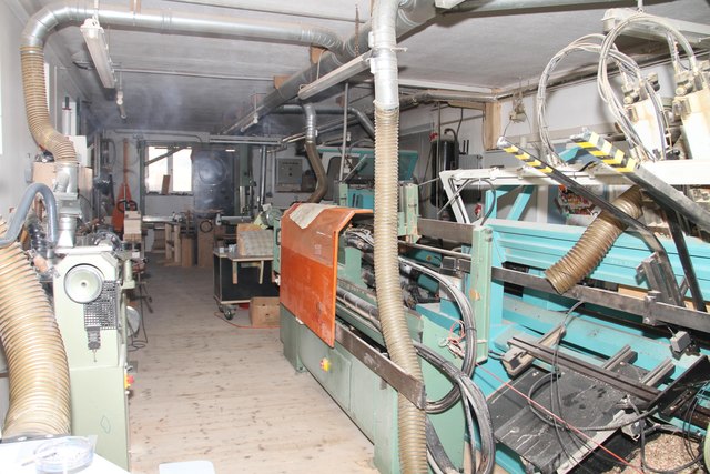 Die Werkstatt mit der CNC-Anlage
