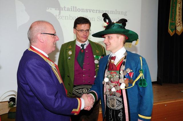 Martin Kirchmair aus Sellrain trägt in diesem Jahr Kette des Bataillons-Schützenkönigs.